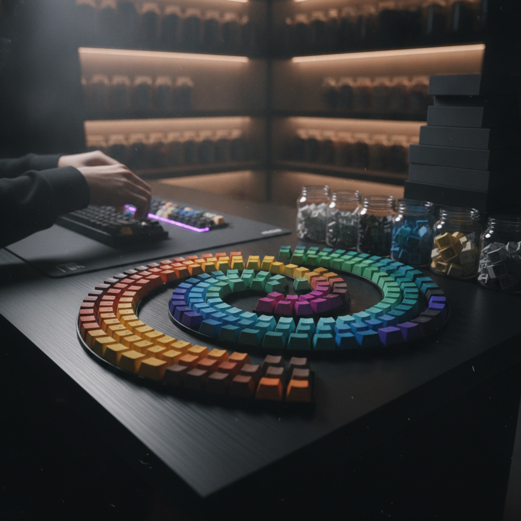 The Art of Color Theory in Keycap Design: Creating Sets That Sell Out in Minutes